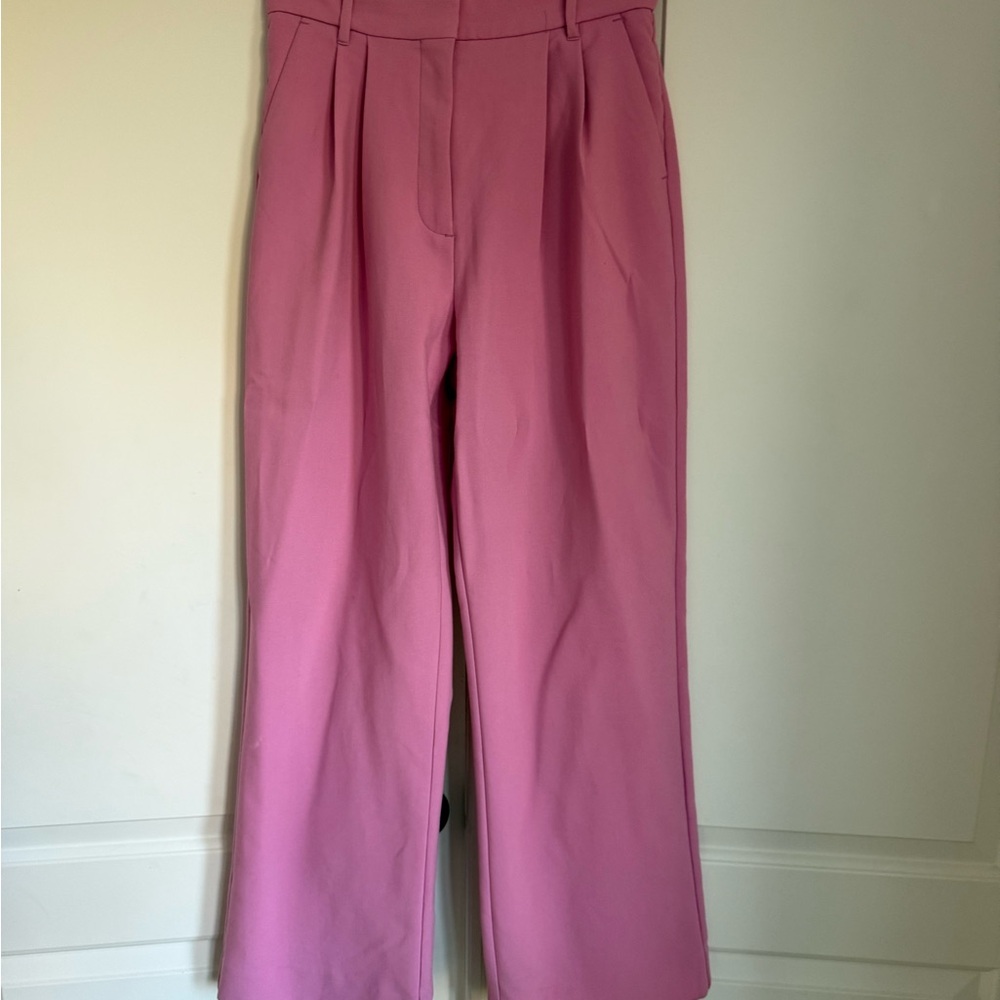 Abercrombie & Fitch Fuchsia Wide Leg Pants